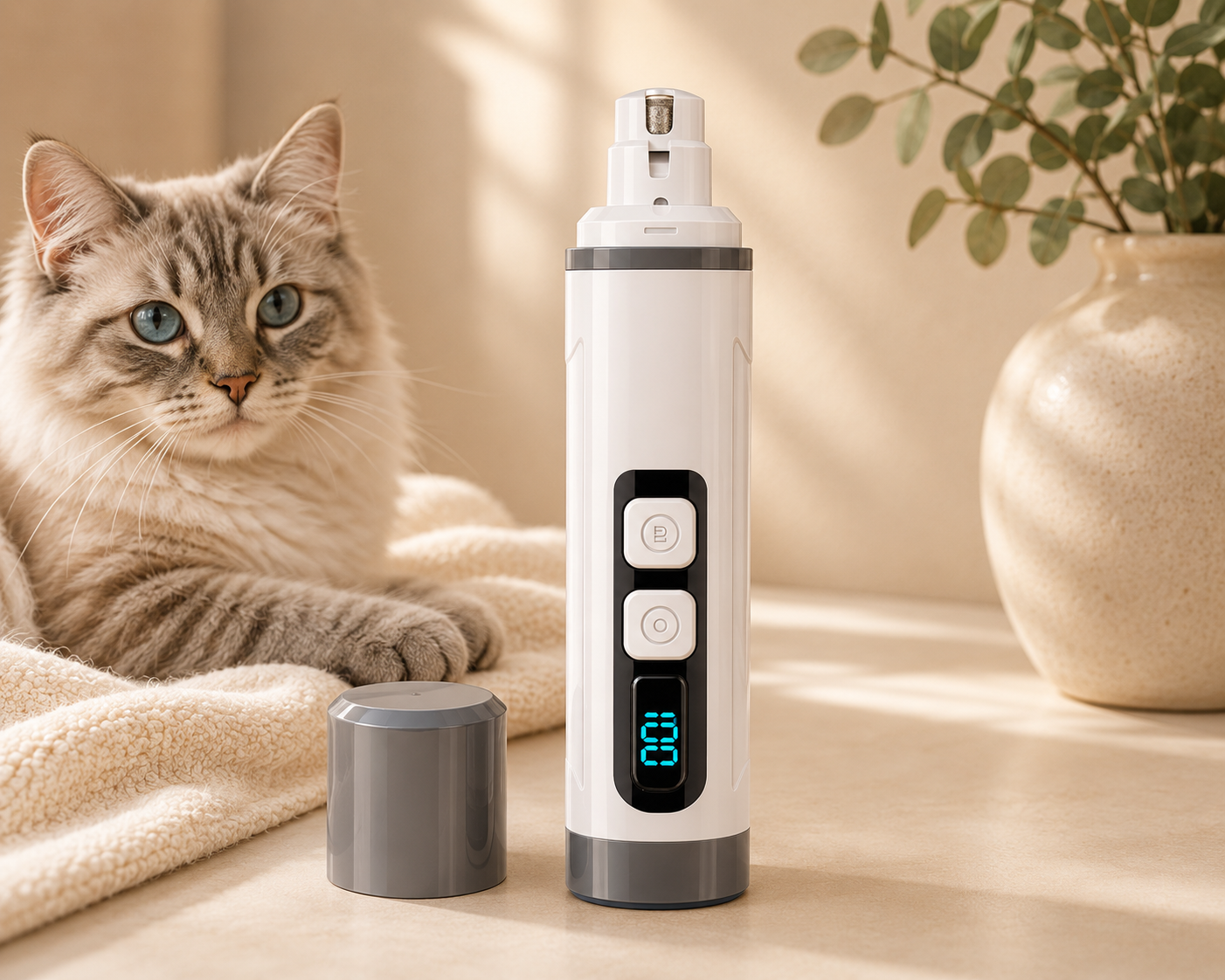 Elektrisk klosliper for katt og hund – skånsom og presis klopleie